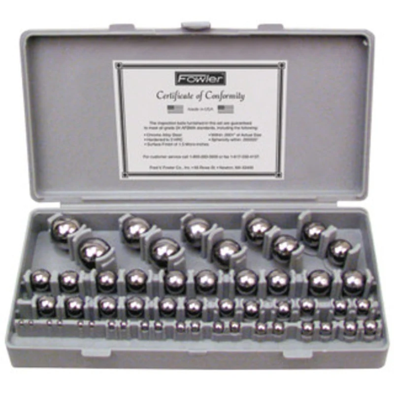 Fowler Gage Ball Set, 52 Pieces, 1/8 to 1 - 52-438-766